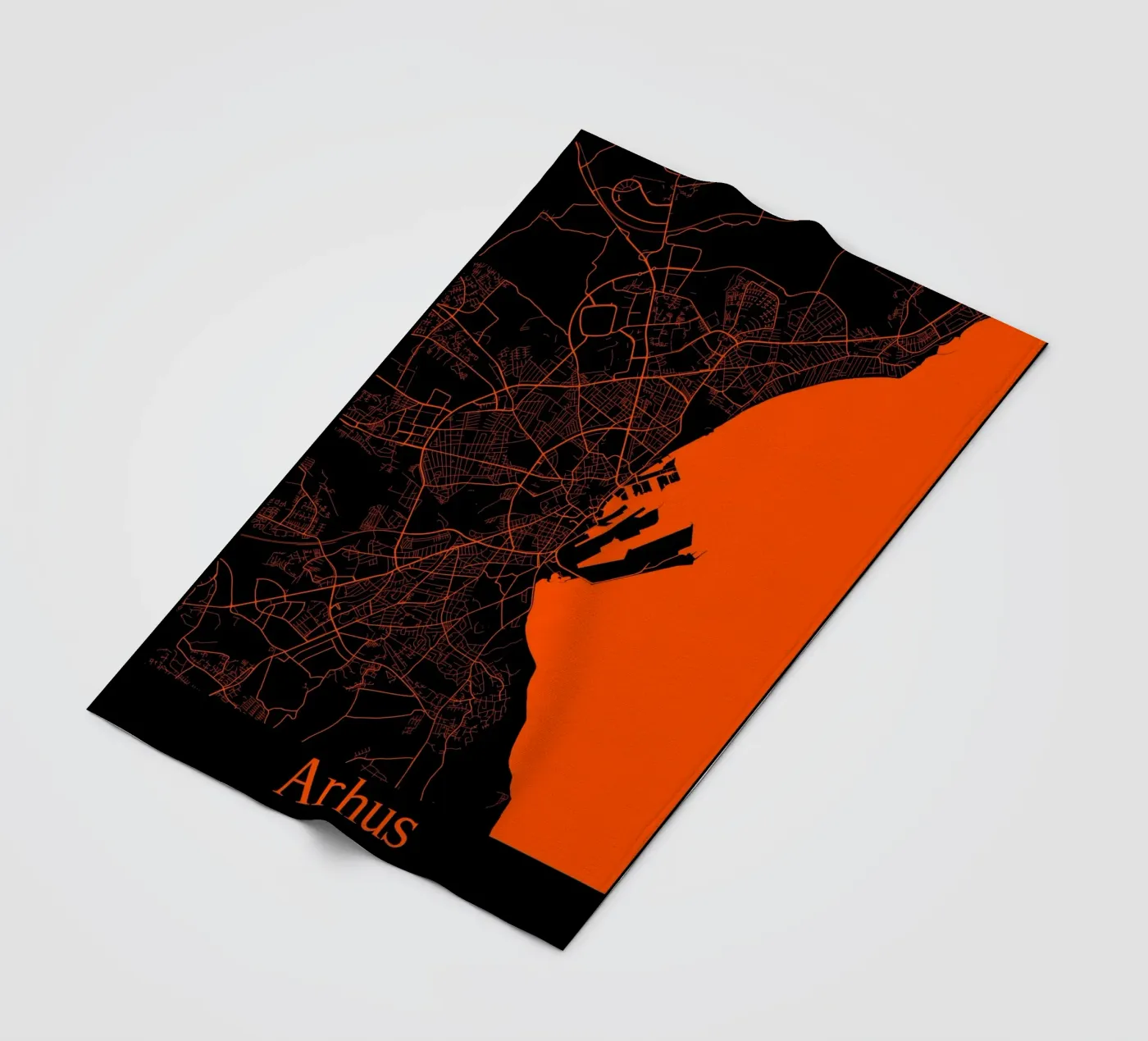 Arhus fleecedeken van MiMap