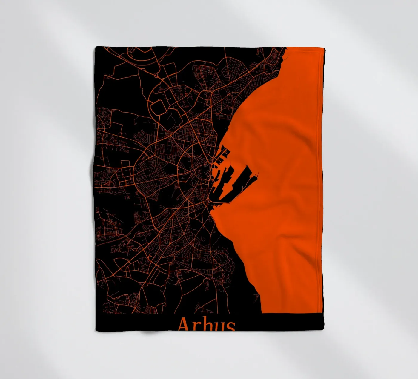 Arhus fleecedeken van MiMap