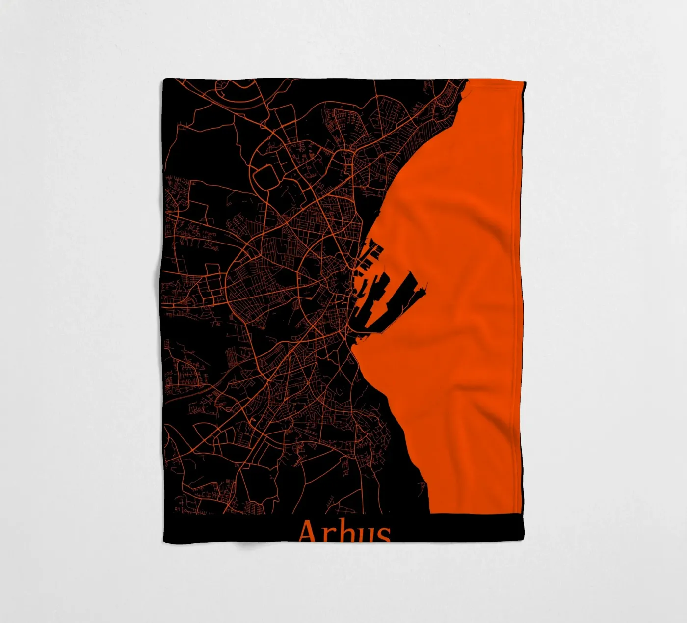 Arhus fleecedeken van MiMap