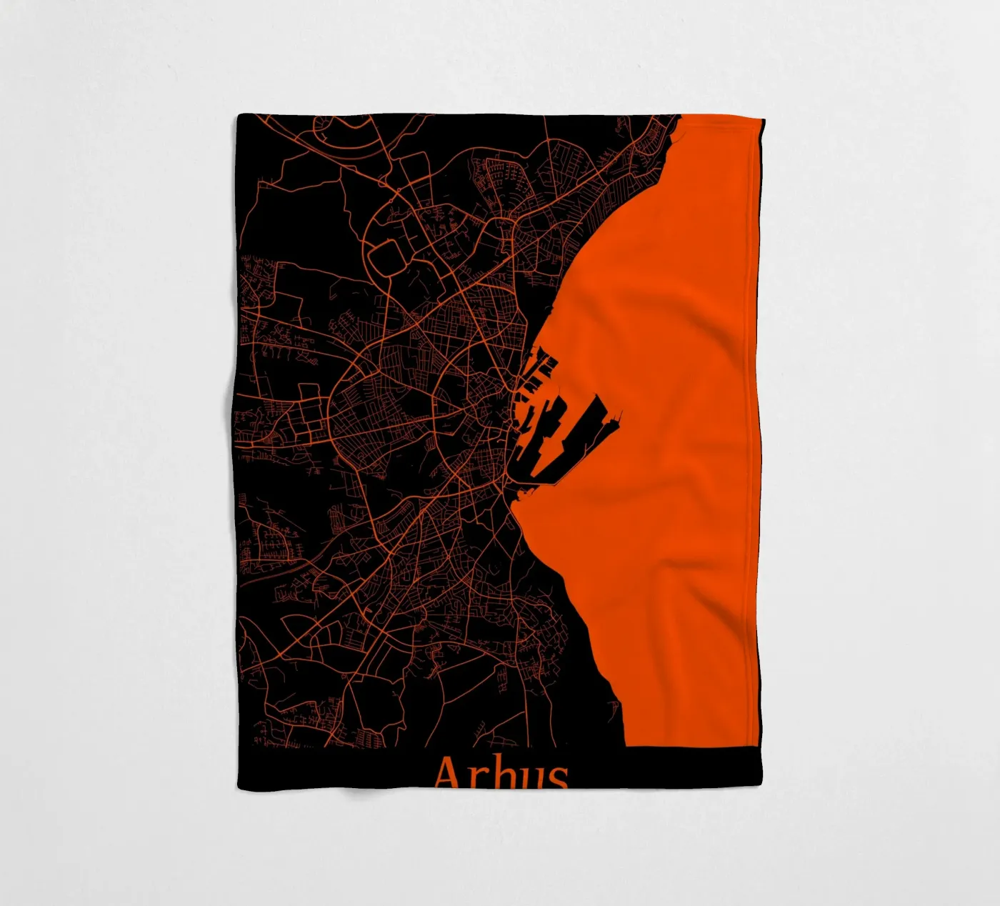 Arhus fleecedeken van MiMap