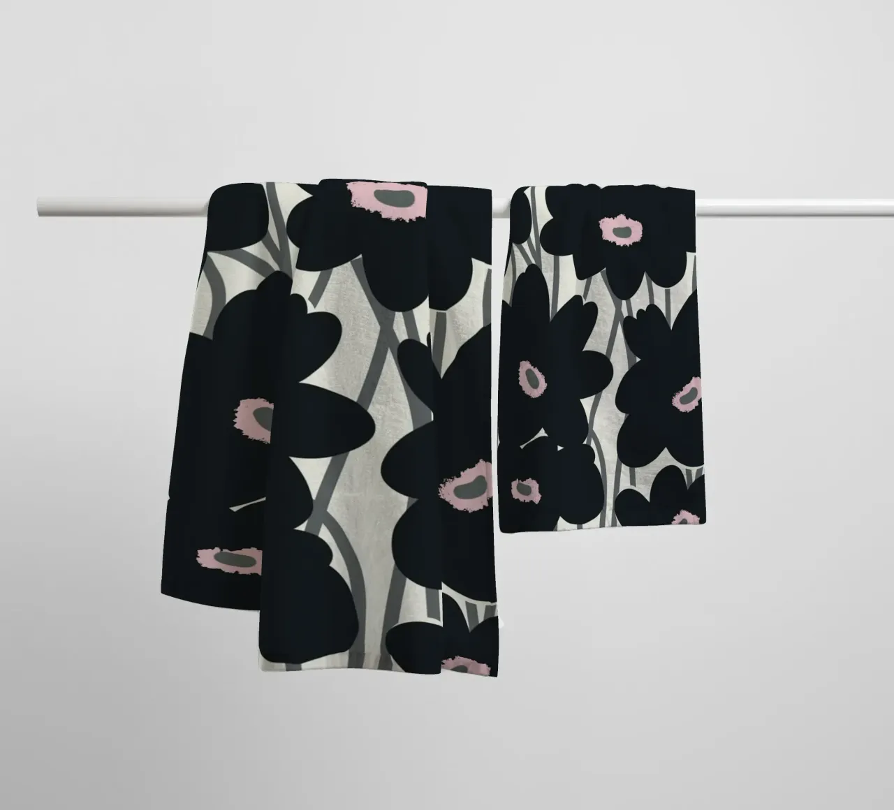 Botanical pattern 11 towel by Little Dean