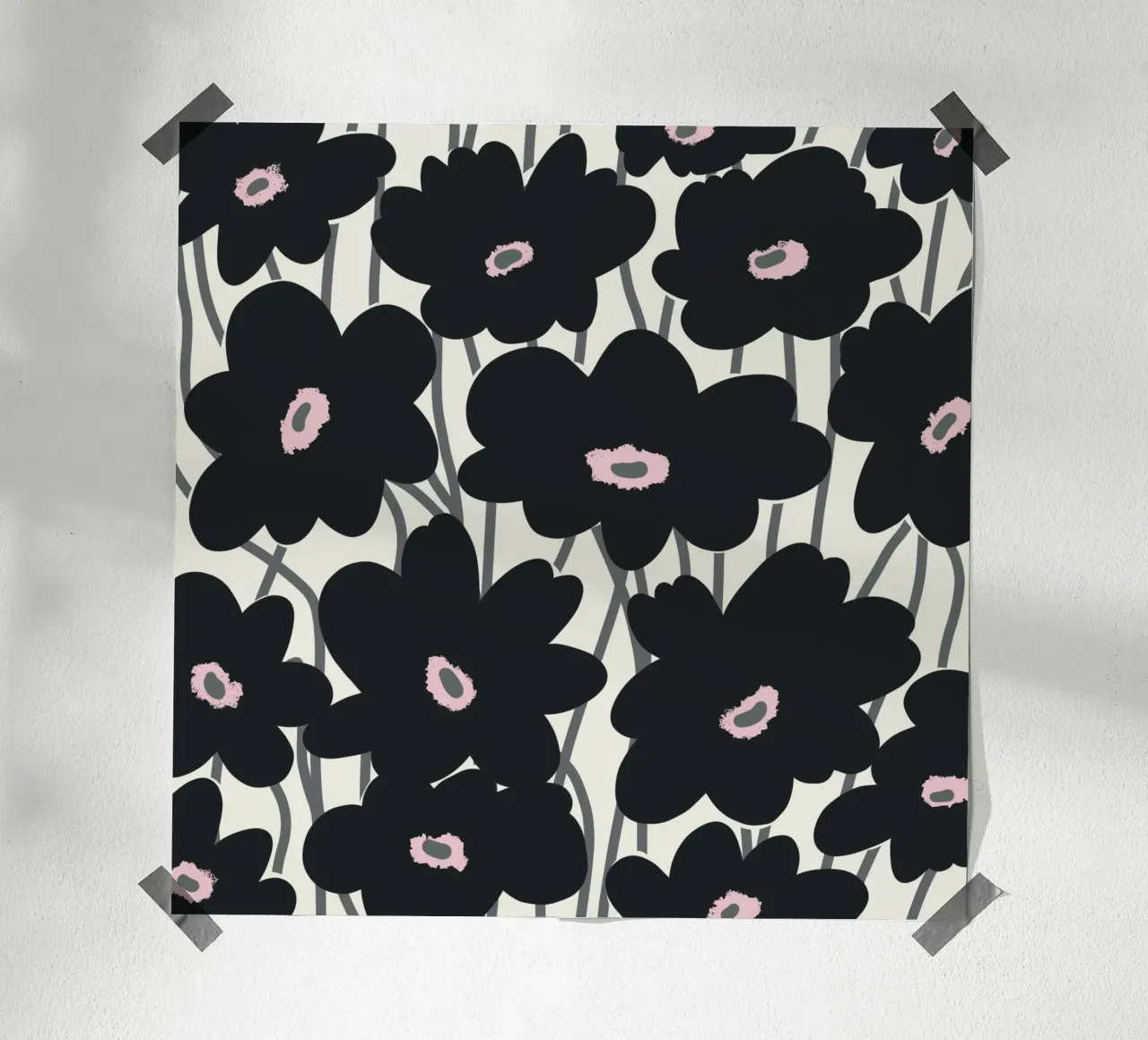 Botanical pattern 11 poster by Little Dean