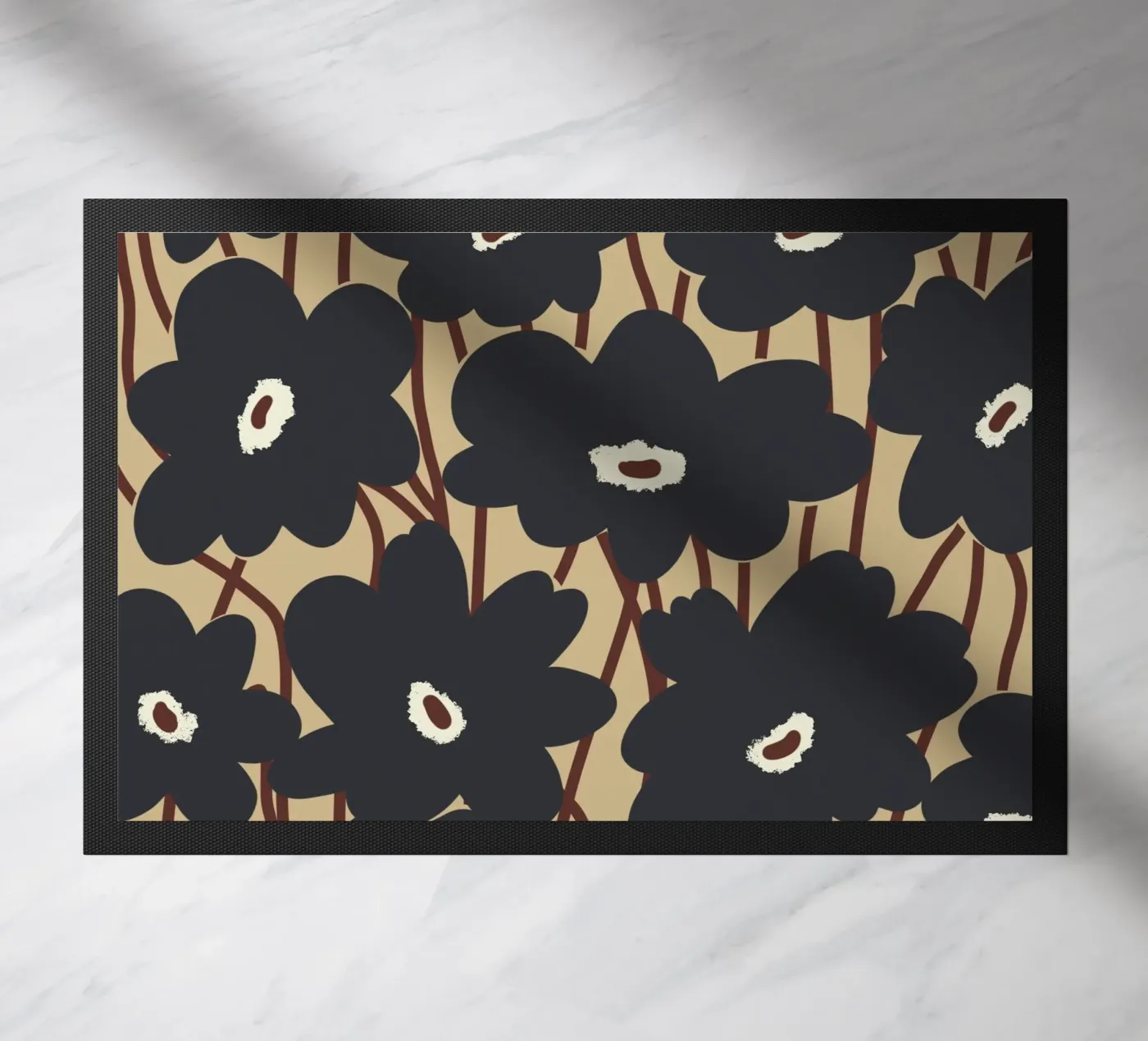 Botanical pattern 13 paillasson de Little Dean