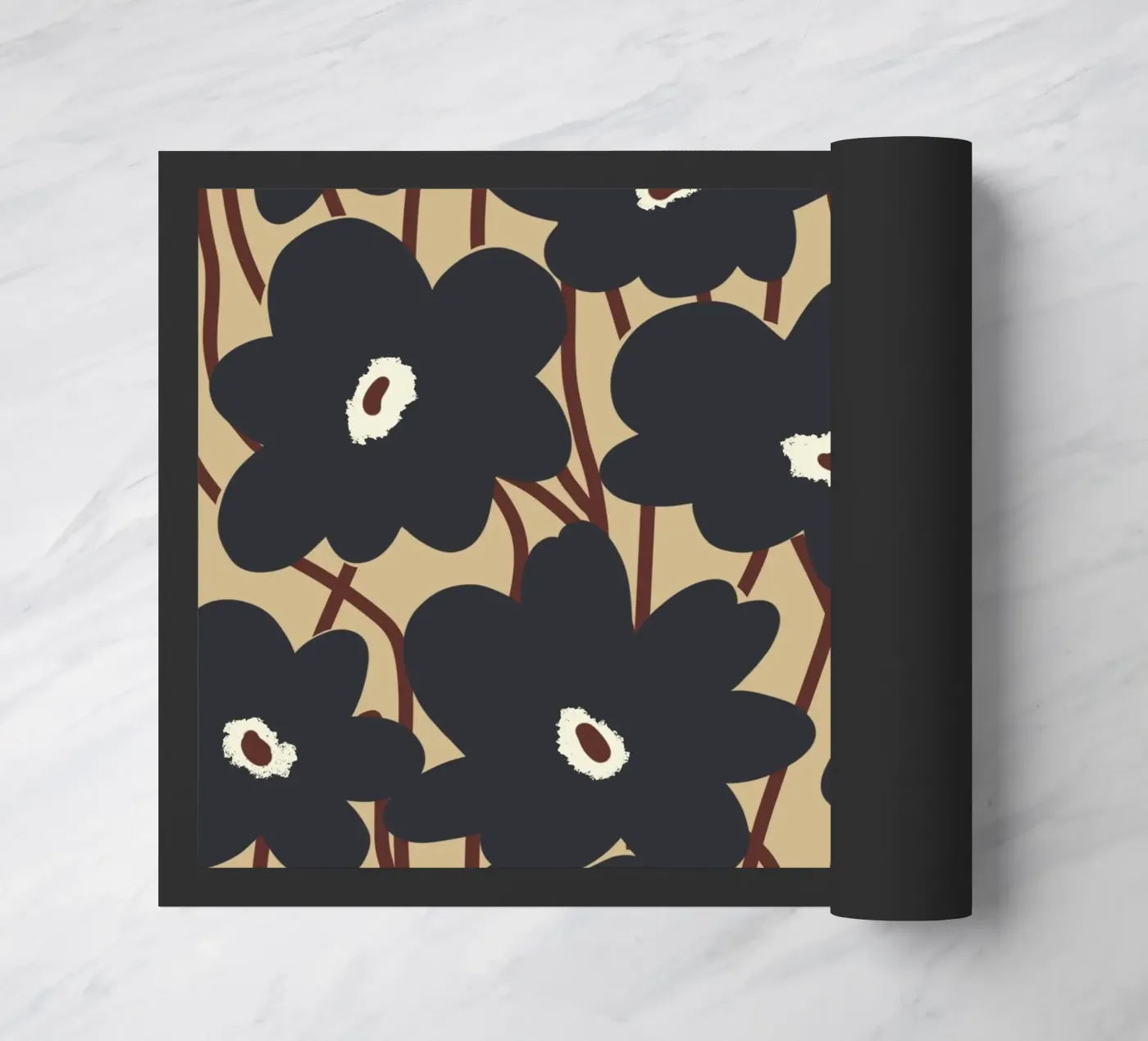 Botanical pattern 13 paillasson de Little Dean