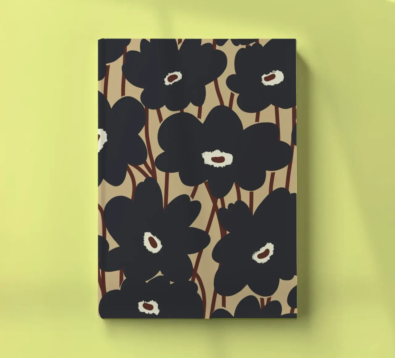 Botanical pattern 13 notebook by Little Dean