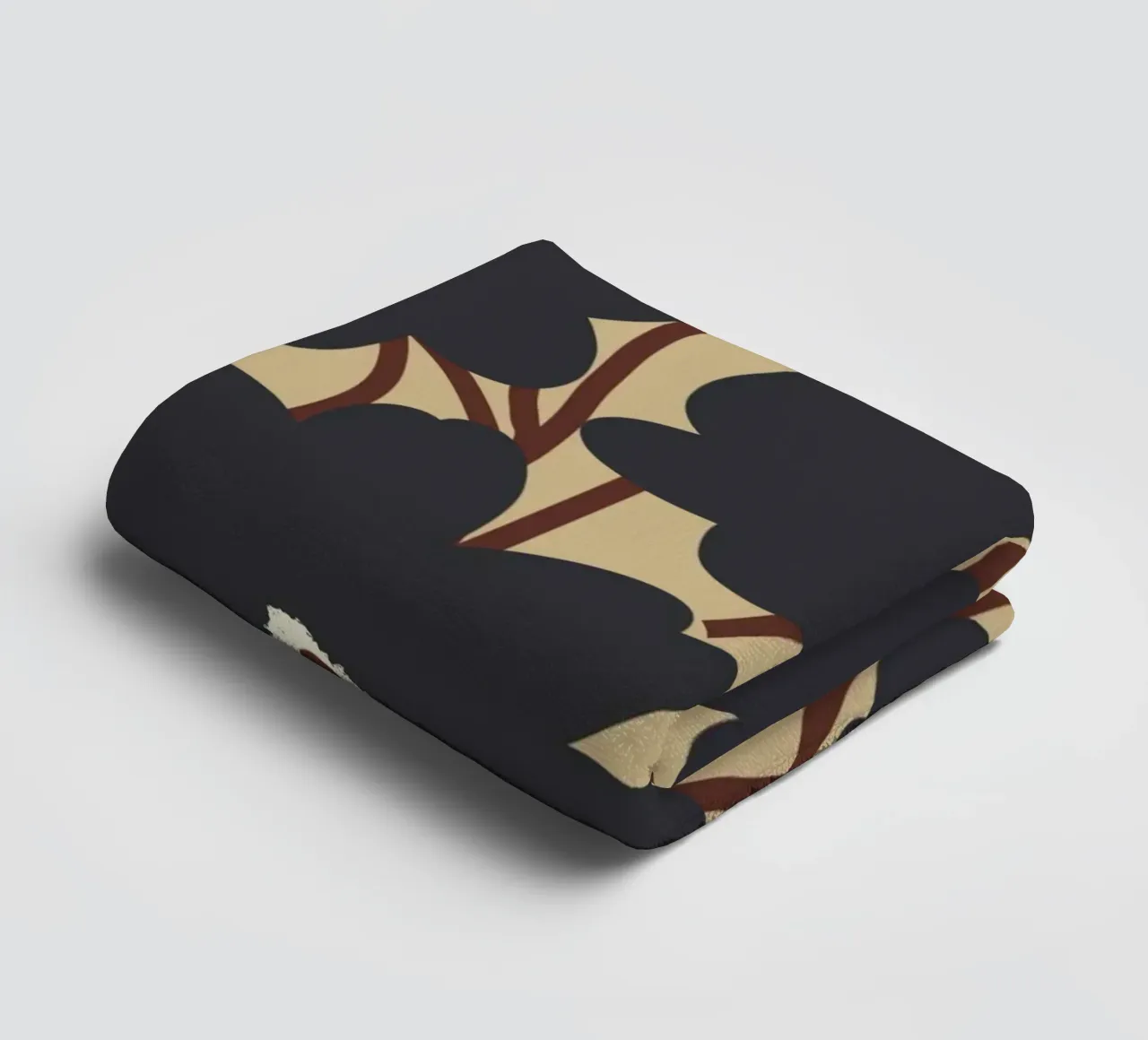 Botanical pattern 13 towel by Little Dean