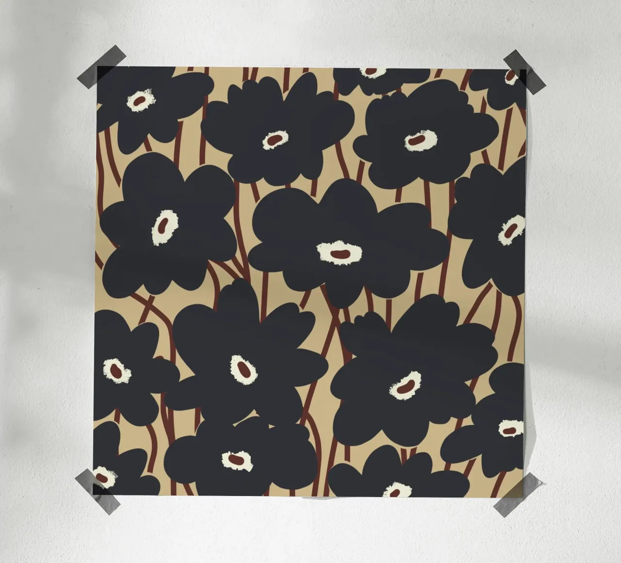 Botanical pattern 13 poster by Little Dean