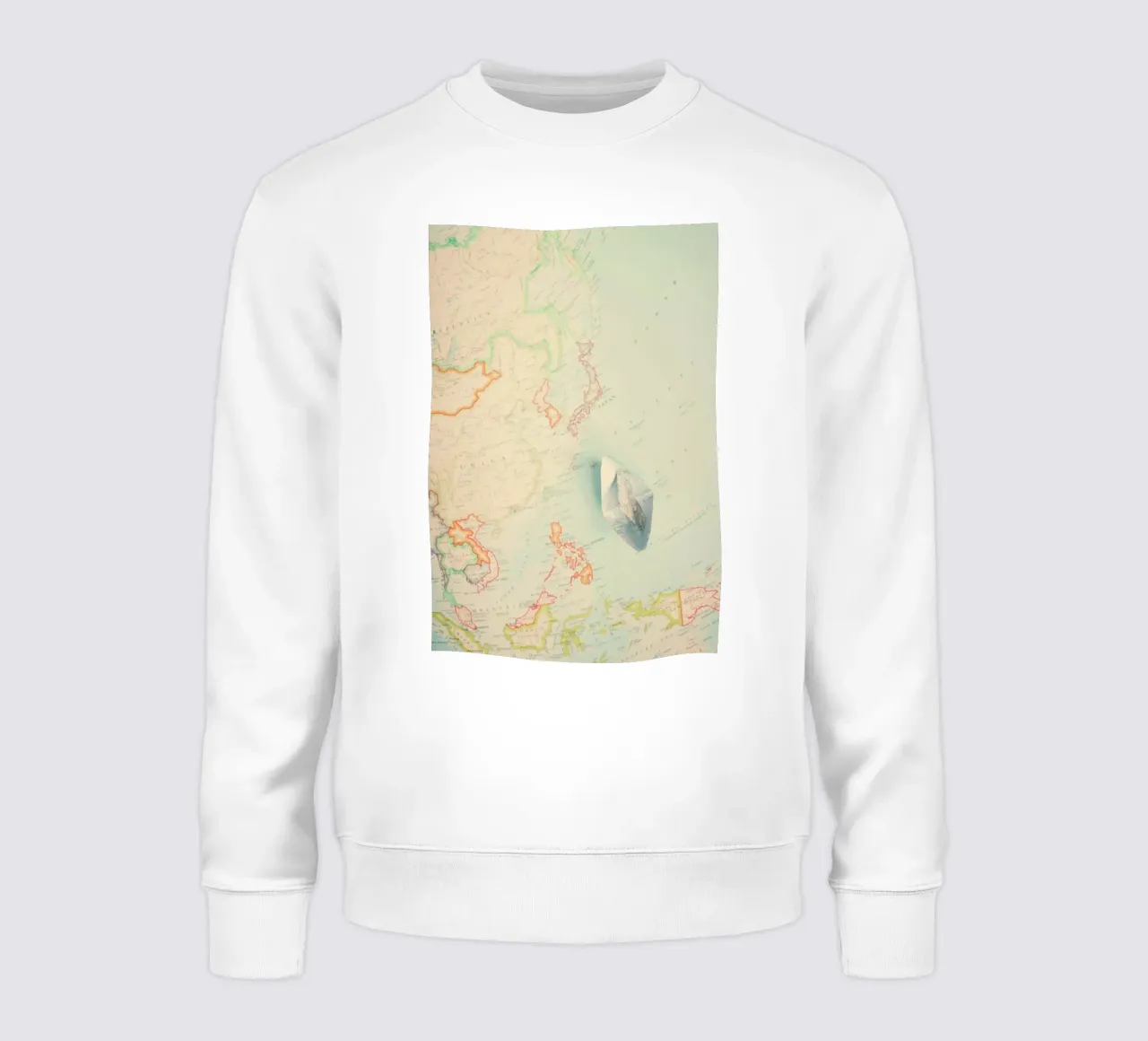 map-japan felpa da Ingrid Beddoes
