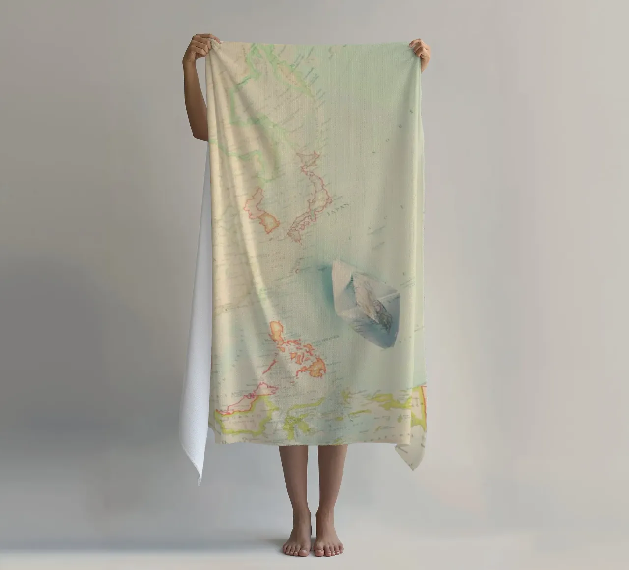 map-japan telo mare da Ingrid Beddoes