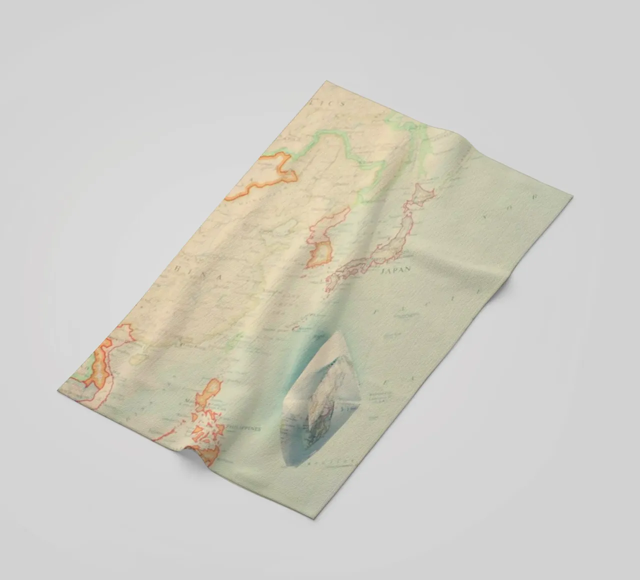 map-japan telo mare da Ingrid Beddoes