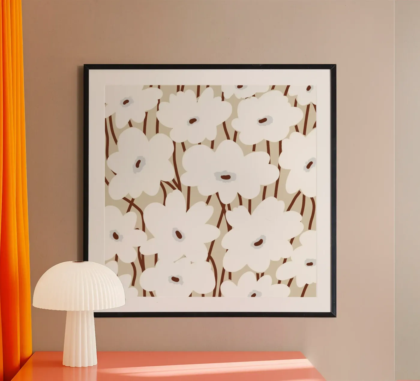 Botanical pattern 12 poster by Little Dean