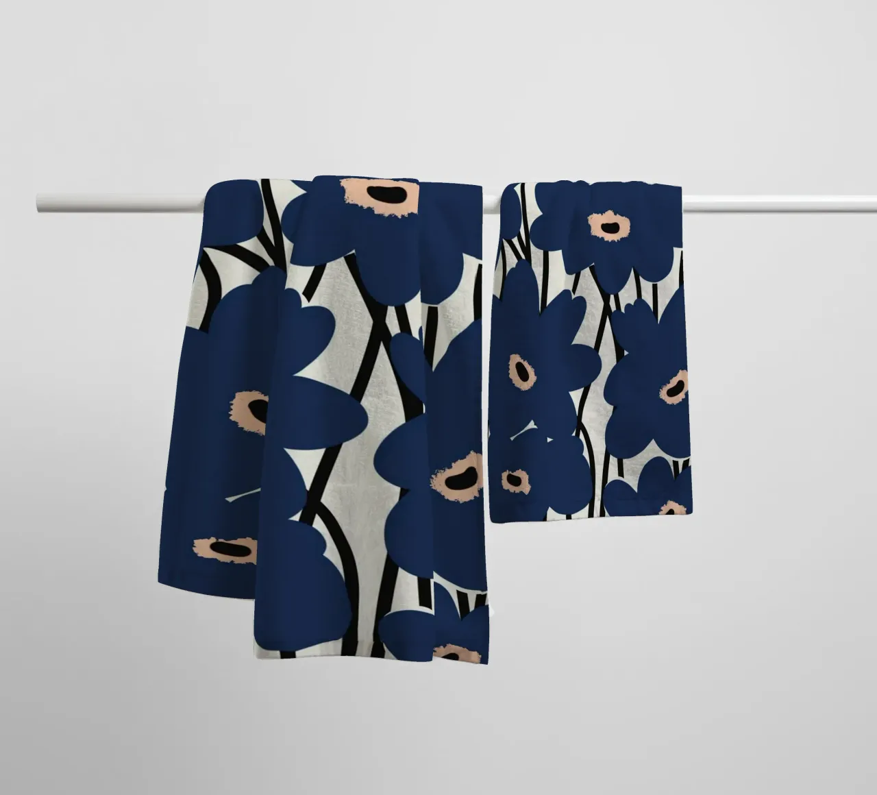 Botanical pattern 14 towel by Little Dean