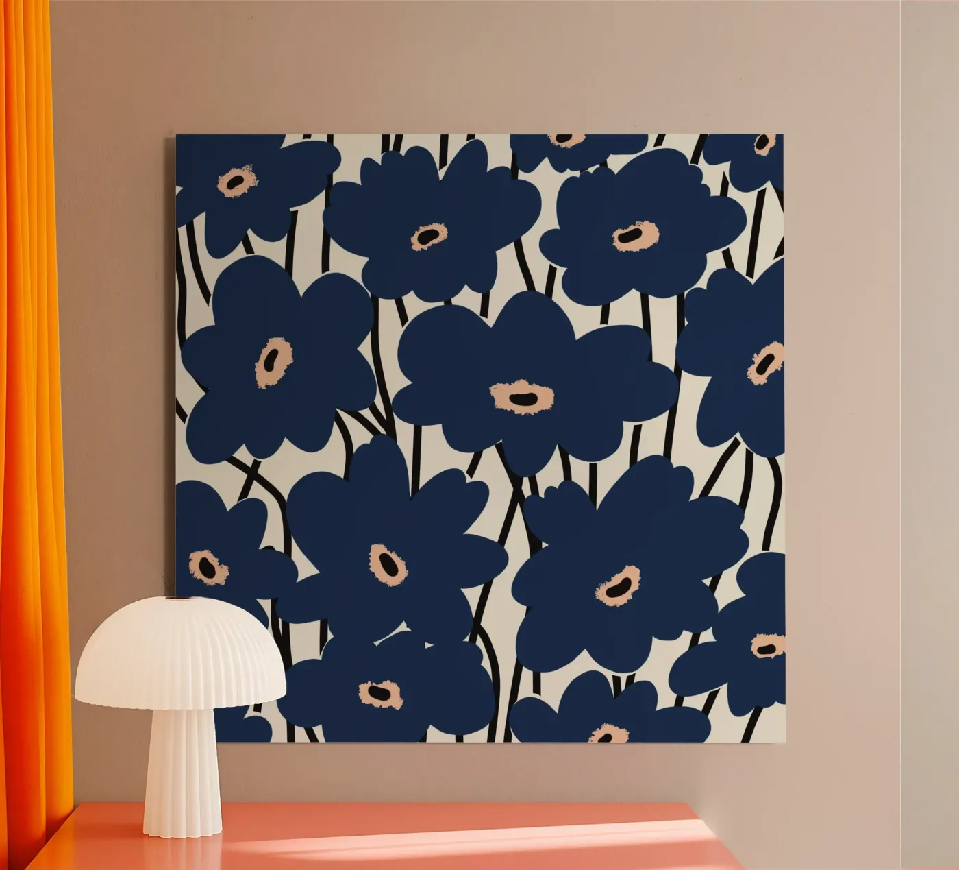 Motivo botanico 14 alluminio dibond da Little Dean