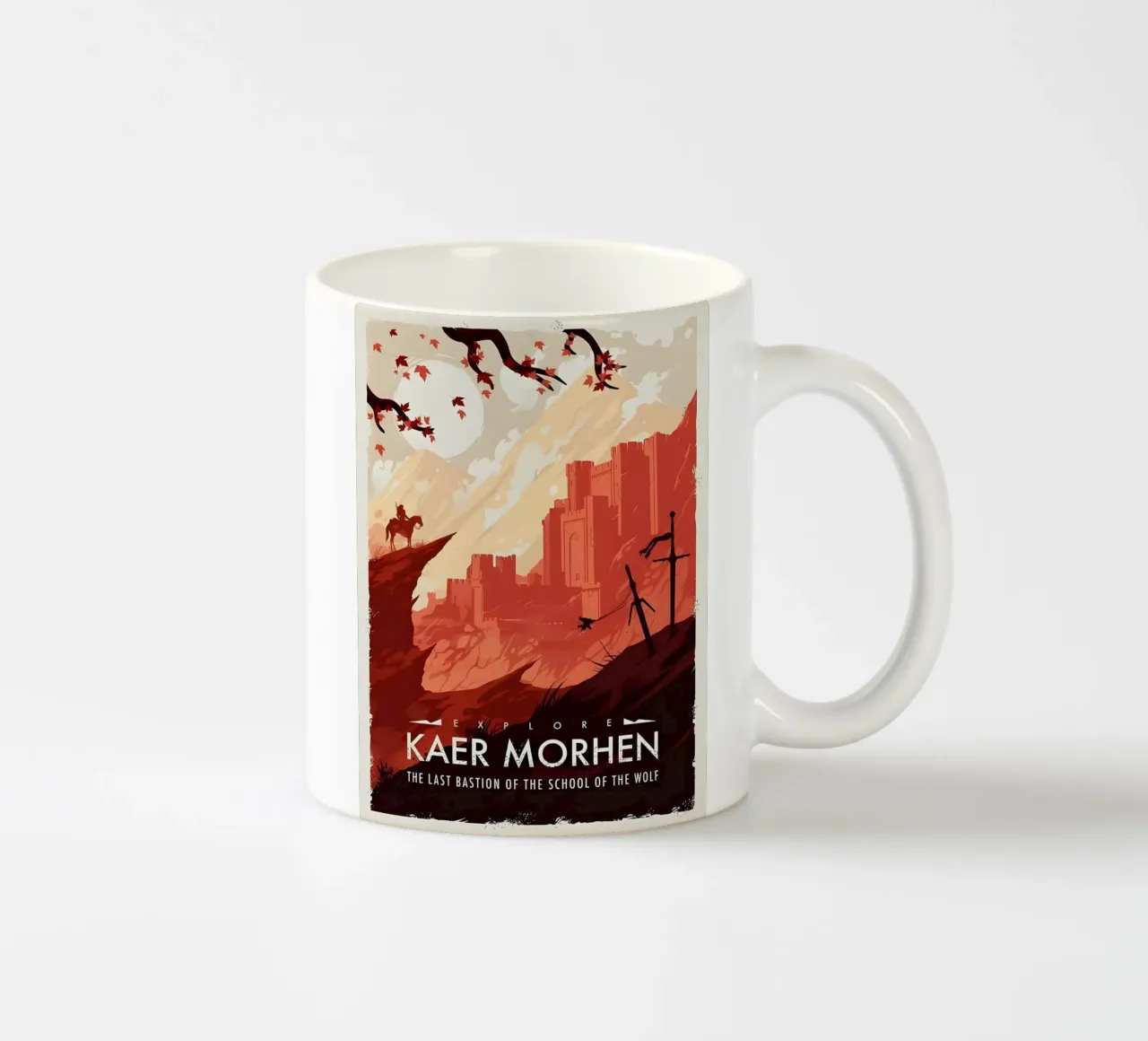 Explore Kaer Morhen tazza in ceramica da Robert Hoff