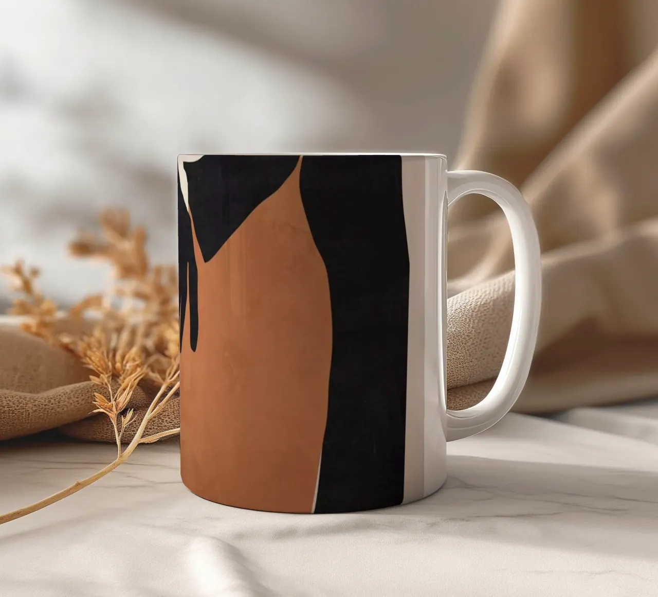 Abstract Art 42 ceramic mug by ThingDesign