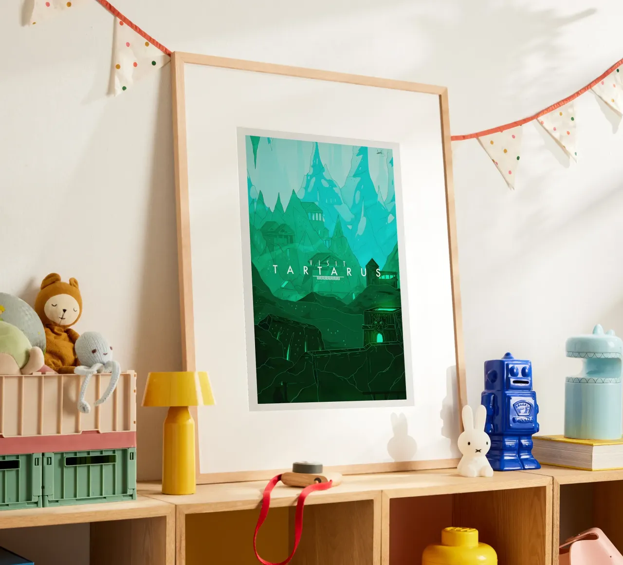 Visit Tartarus poster con telaio in plastica da Robert Hoff
