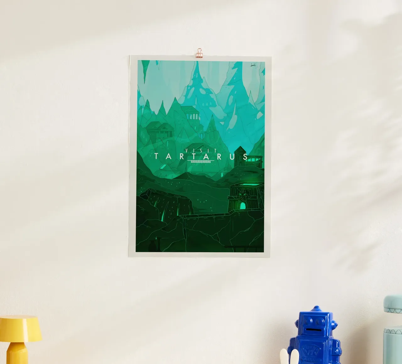 Visit Tartarus poster con telaio in plastica da Robert Hoff