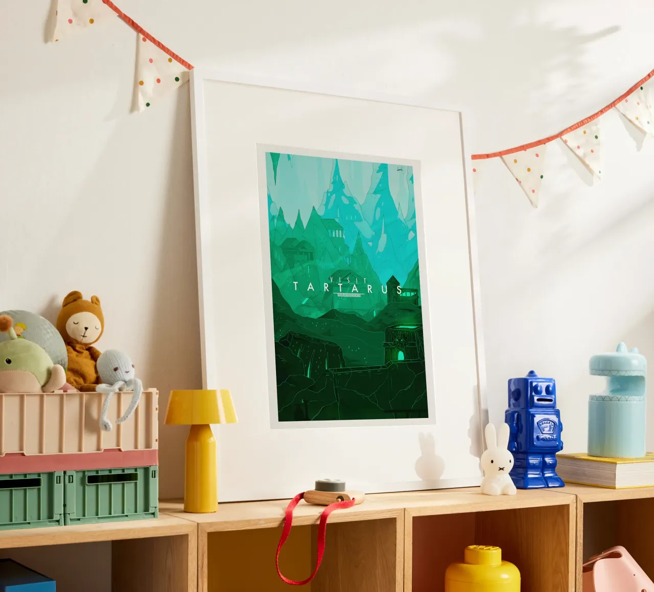 Visit Tartarus poster con telaio in plastica da Robert Hoff