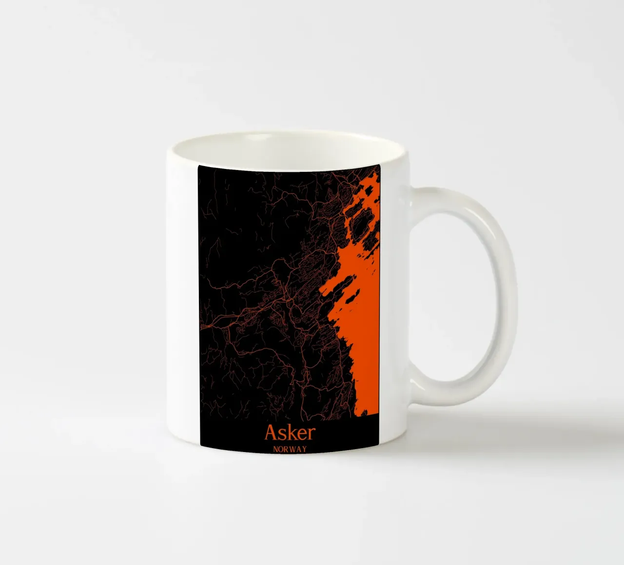 Asker tazza in ceramica da MiMap