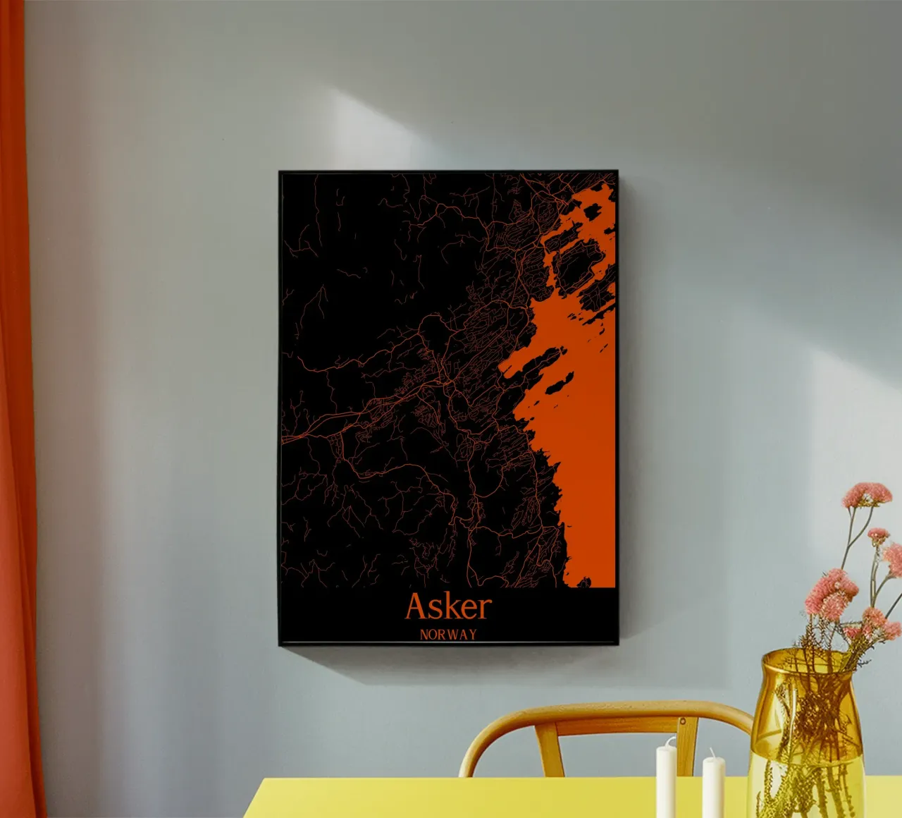 Asker acrylic glass by MiMap
