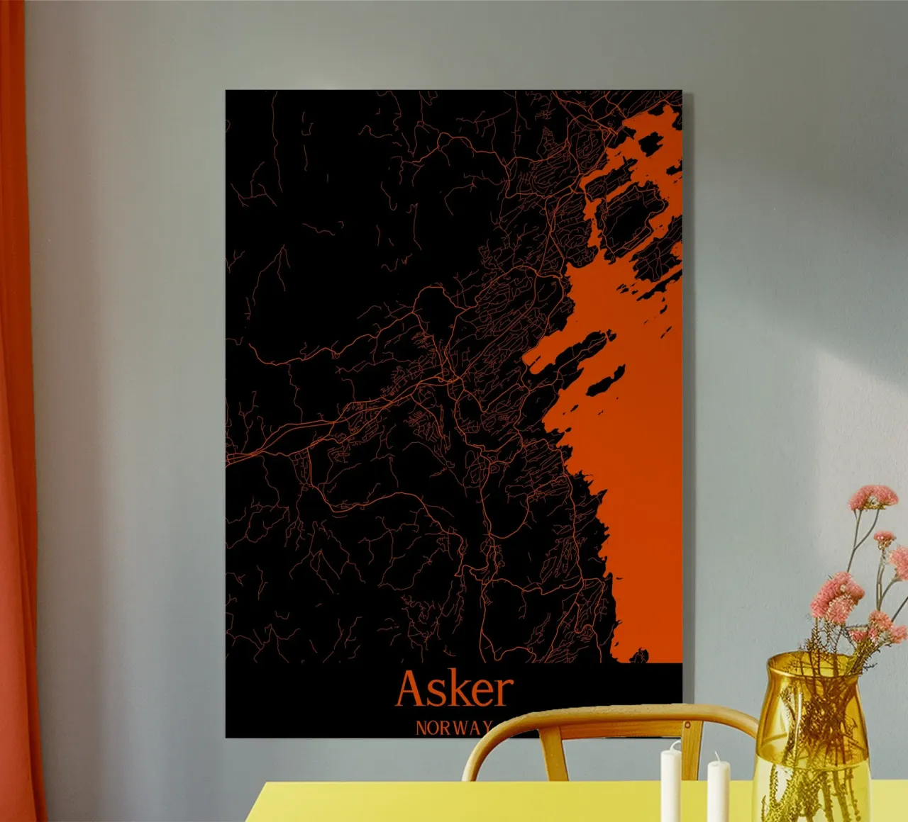 Asker acrylic glass by MiMap