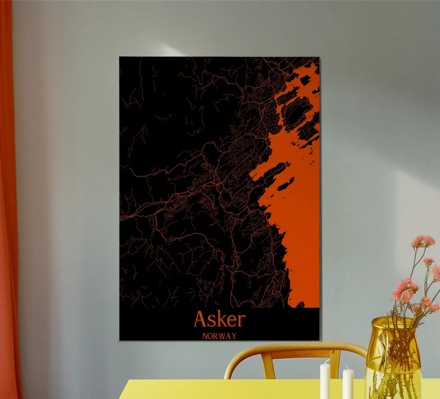 Asker poster by MiMap