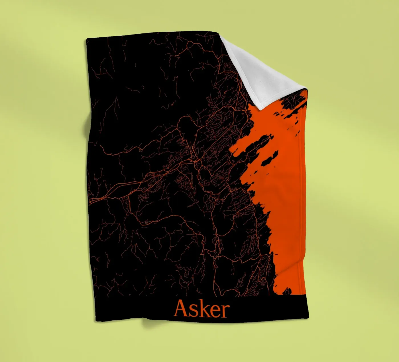 Asker Fleecedecke von MiMap