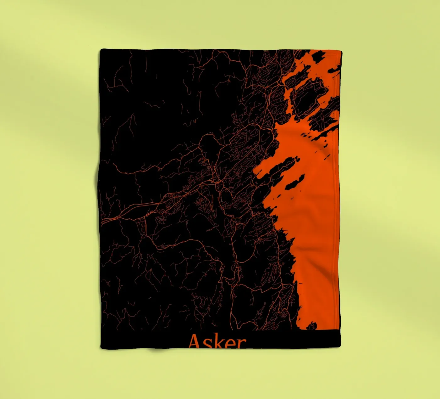 Asker Fleecedecke von MiMap