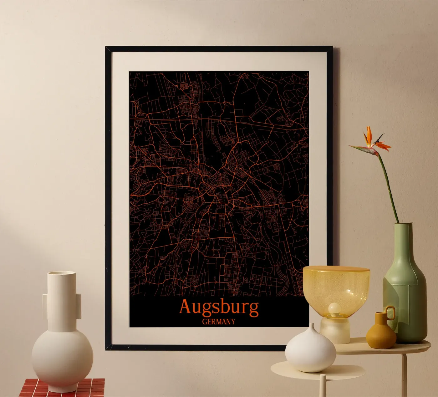 Augsburg poster by MiMap