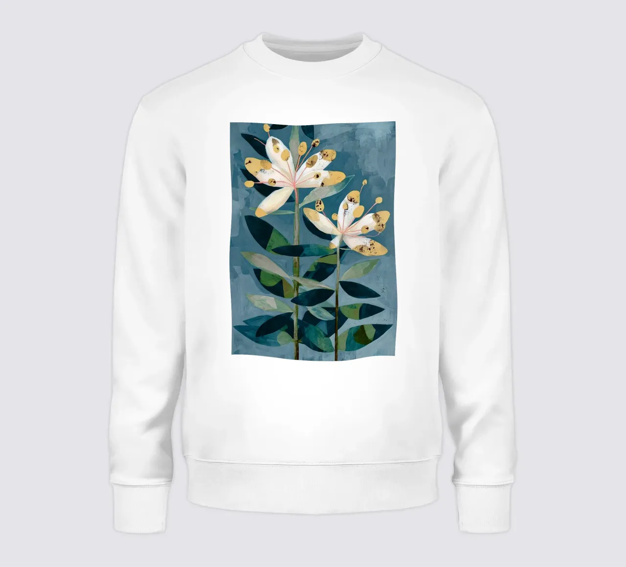 Modern Botanical Duo felpa da Flow Line