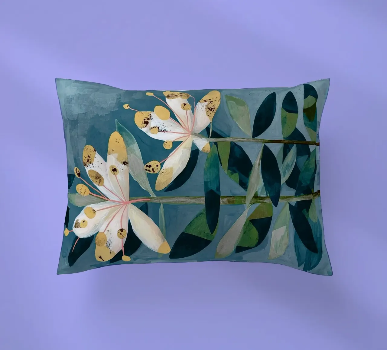 Modern Botanical Duo cuscino da Flow Line