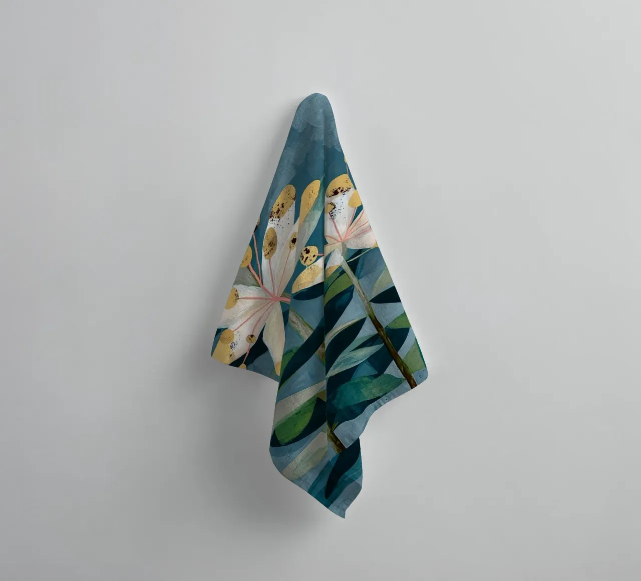 Modern Botanical Duo towel by Flow Line