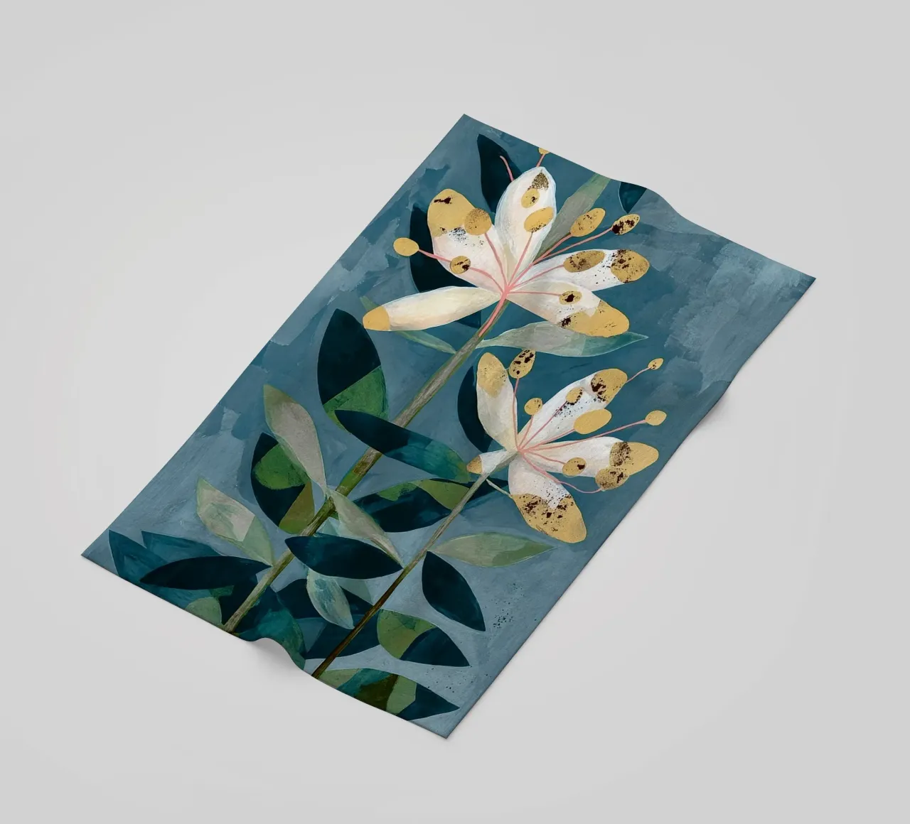 Modern Botanical Duo telo mare da Flow Line