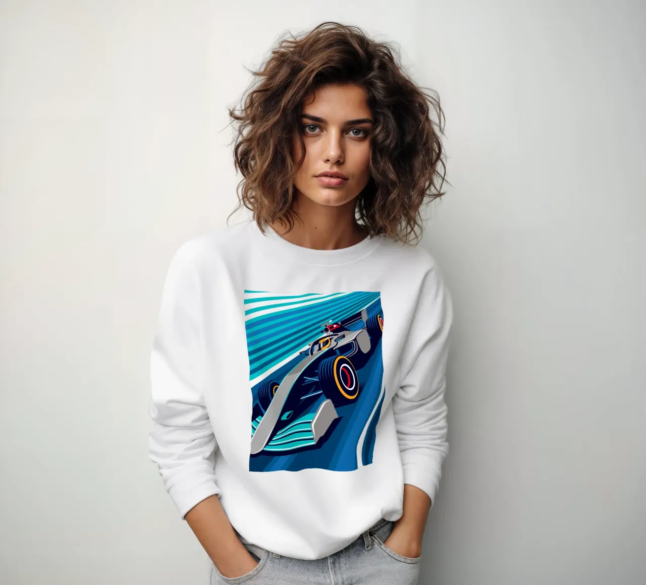 Auto da corsa W12 felpa da Mariel Toigo