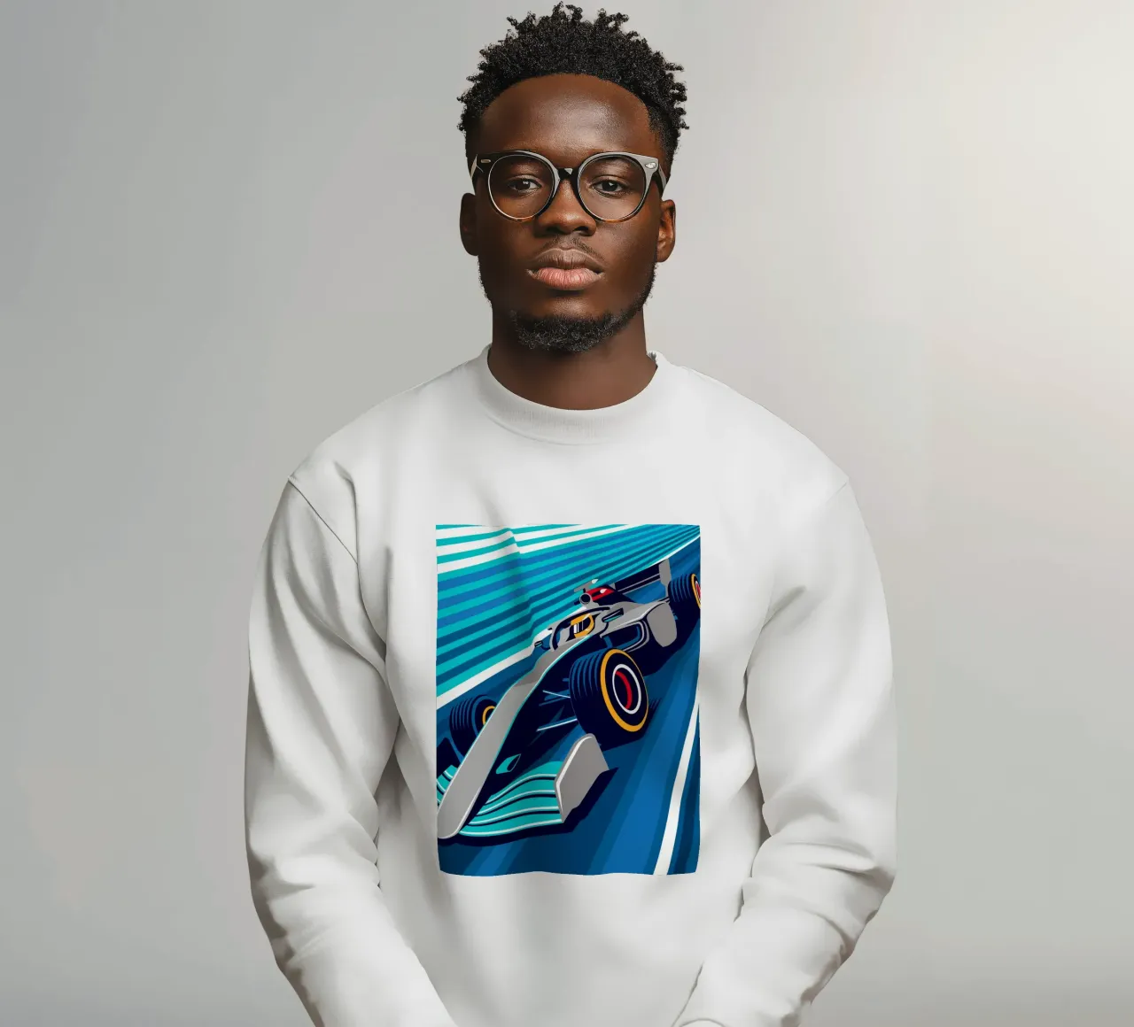 Auto da corsa W12 felpa da Mariel Toigo