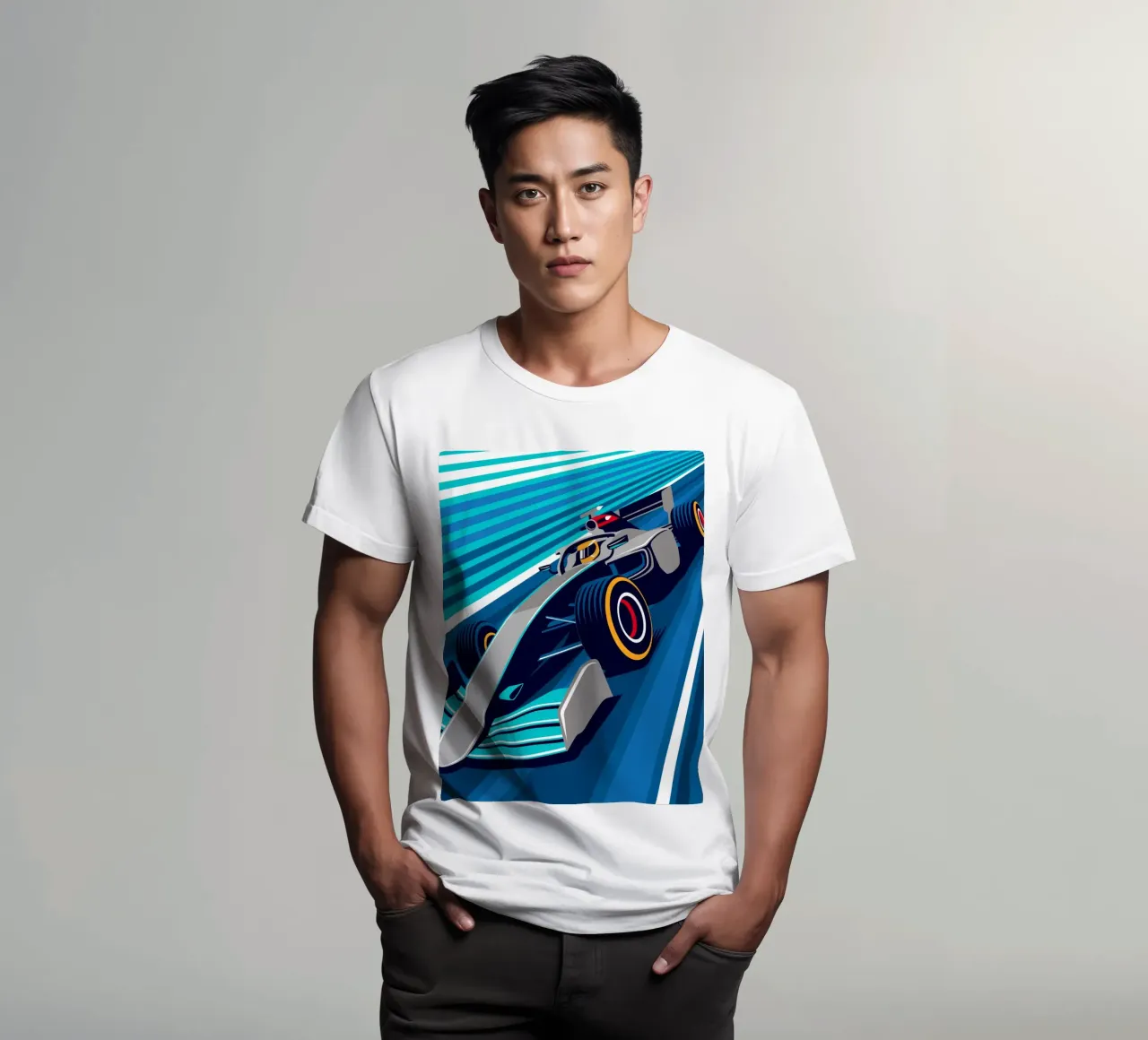 Racewagen W12 t-shirt van Mariel Toigo