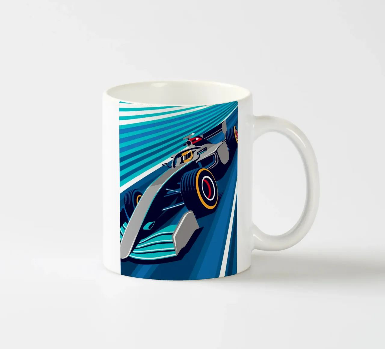 Auto da corsa W12 tazza in ceramica da Mariel Toigo