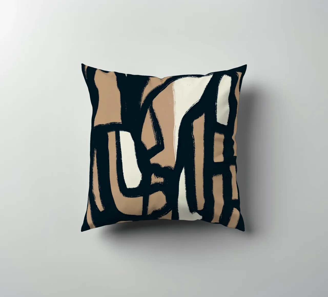 Linea astratta in grassetto cuscino da Little Dean