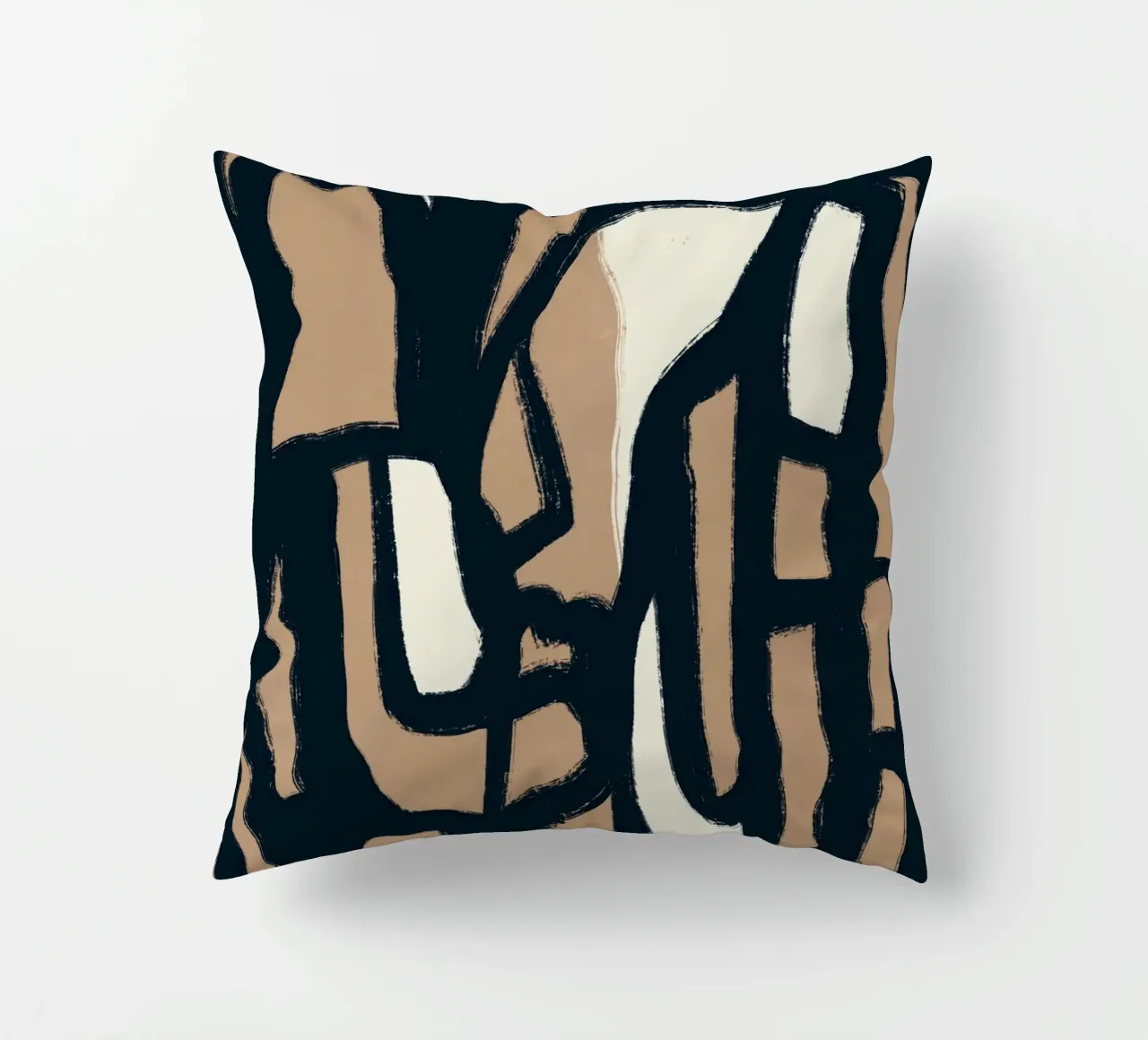 Linea astratta in grassetto cuscino da Little Dean