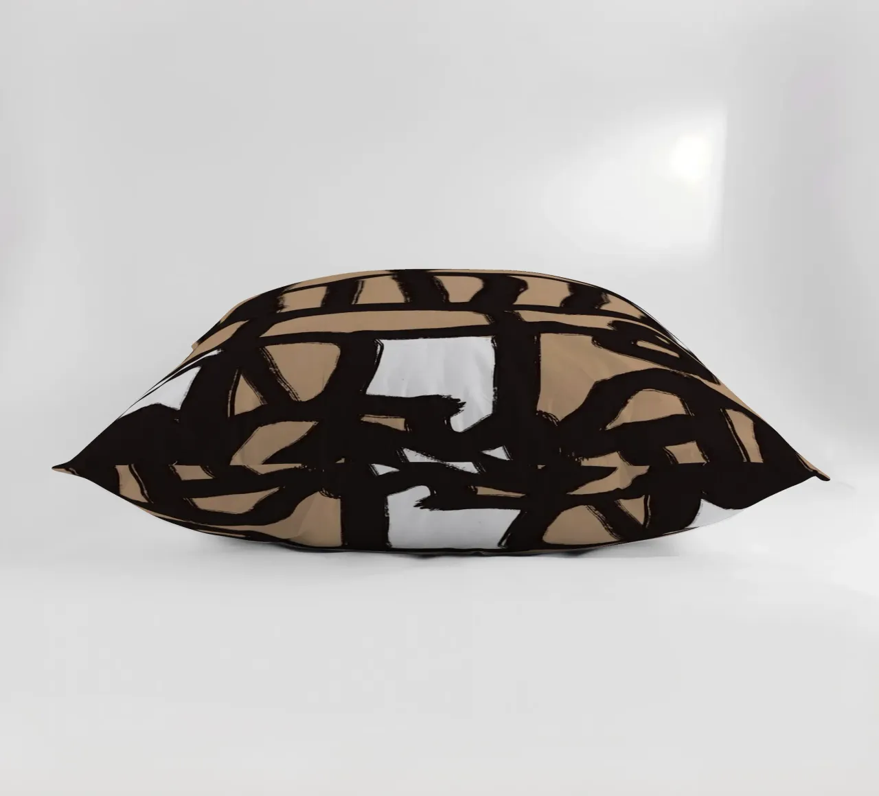 Linea astratta in grassetto 02 cuscino da Little Dean