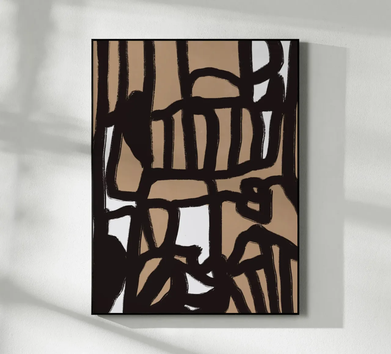 Linea astratta in grassetto 02 plexiglass da Little Dean