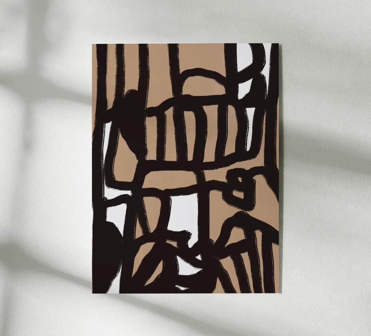 Linea astratta in grassetto 02 plexiglass da Little Dean