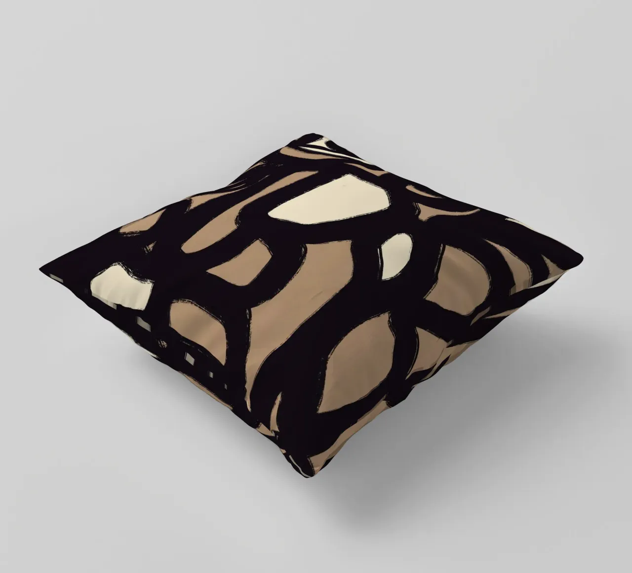 Linea astratta in grassetto 05 cuscino da Little Dean