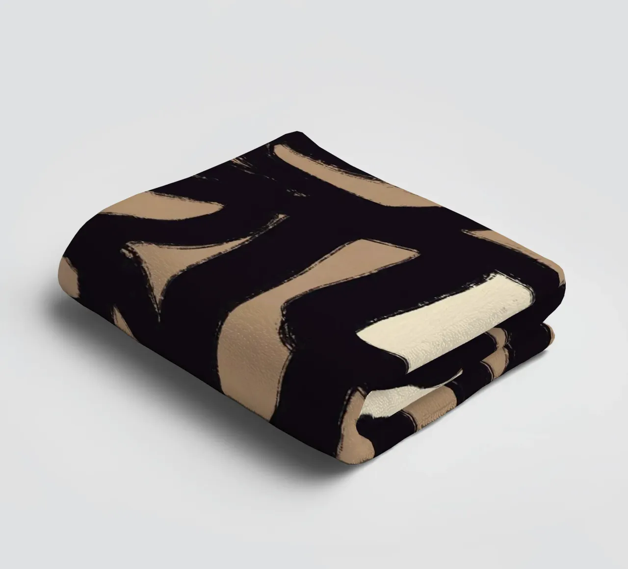 Bold line abstract 05 towel by Little Dean