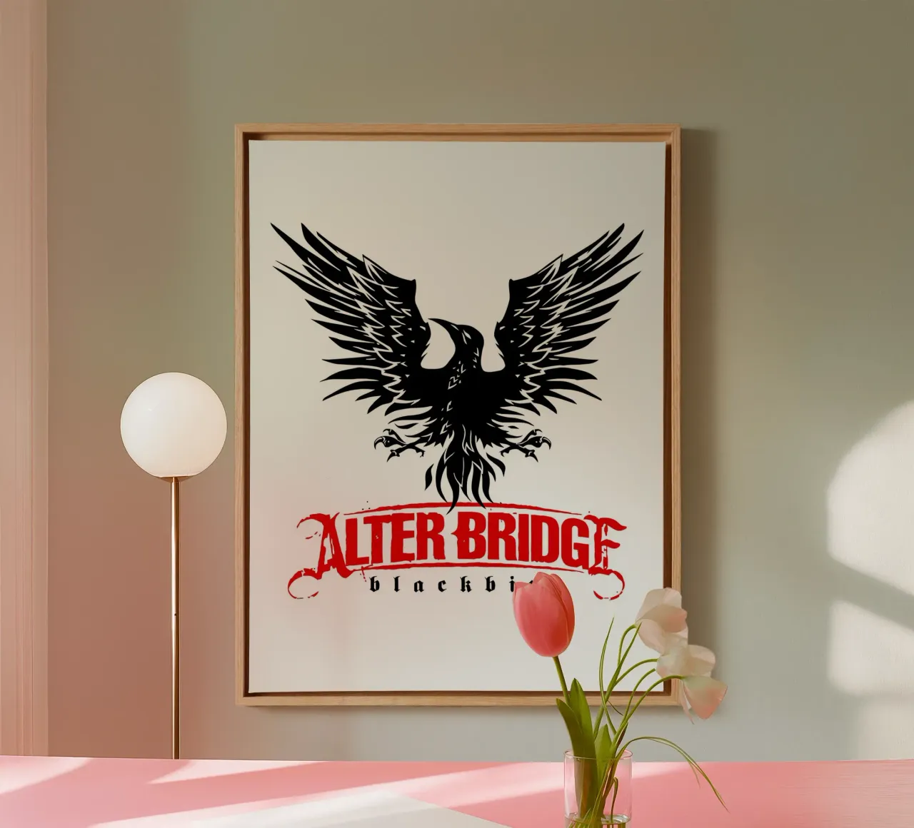Alter Bridge Black Bird tela con Cornice a cassetta da Musadad Shop