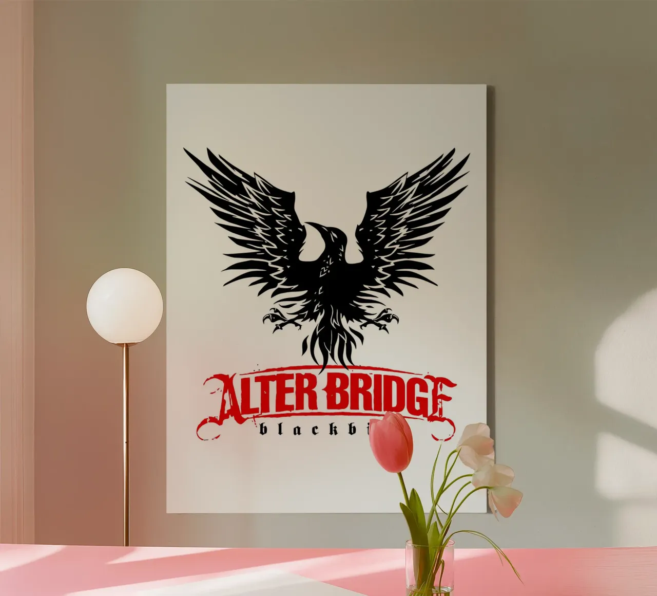 Alter Bridge Black Bird tela con Cornice a cassetta da Musadad Shop