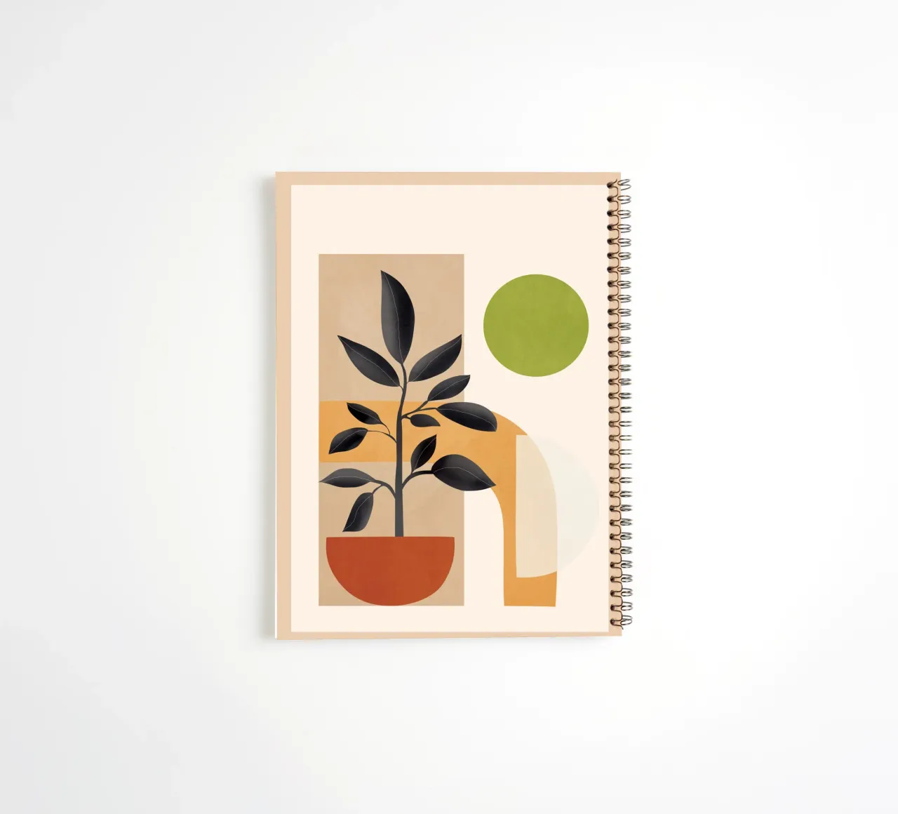 Soft Shapes XVI spiral notebook by cityart
