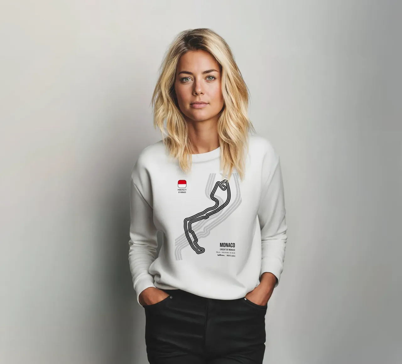 Monte Carlo Race Track felpa da Mariel Toigo