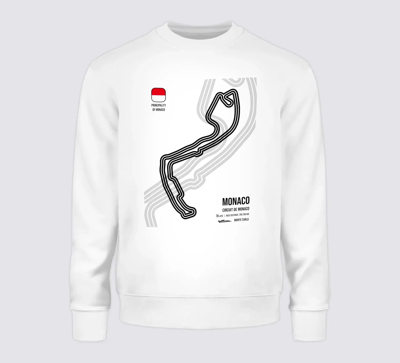 Monte Carlo Race Track felpa da Mariel Toigo
