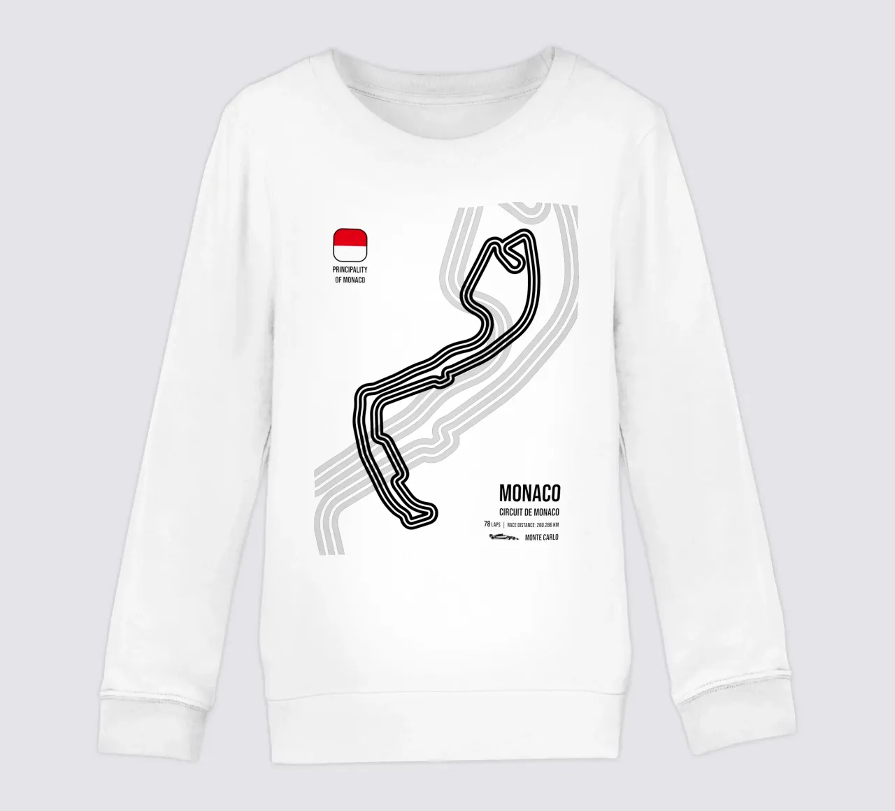 Monte Carlo Race Track felpa bambino da Mariel Toigo